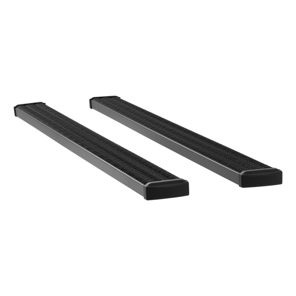 LUVERNE 415102 Grip Step 7" x 102" Black Aluminum Running Boards (No Brackets)