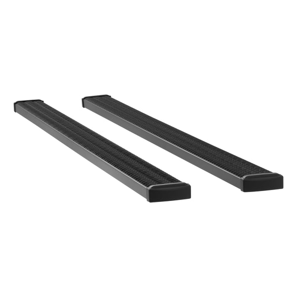 LUVERNE 415114 Grip Step 7" x 114" Black Aluminum Running Boards (No Brackets)