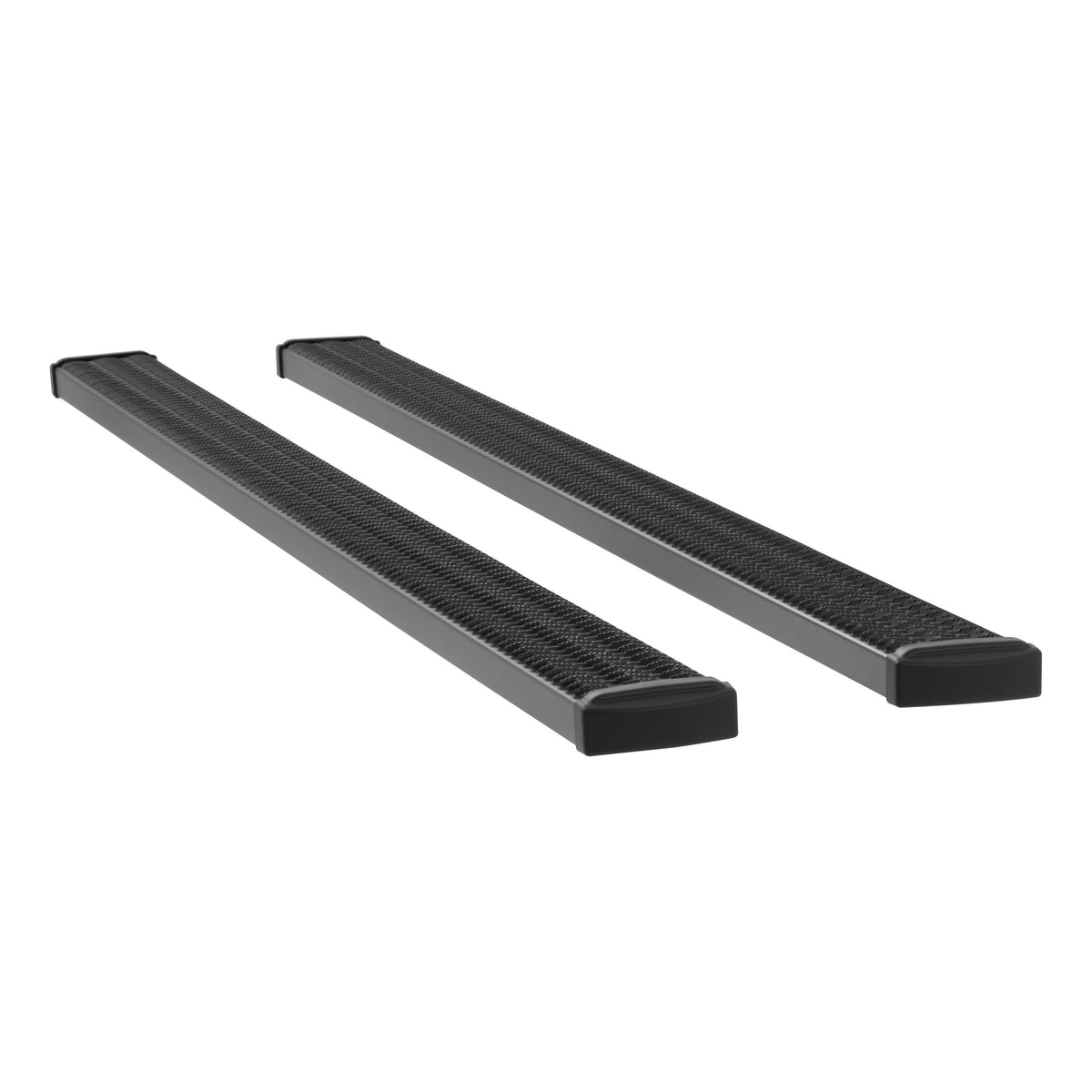 LUVERNE 415125 Grip Step 7" x 125" Black Aluminum Running Boards (No Brackets)
