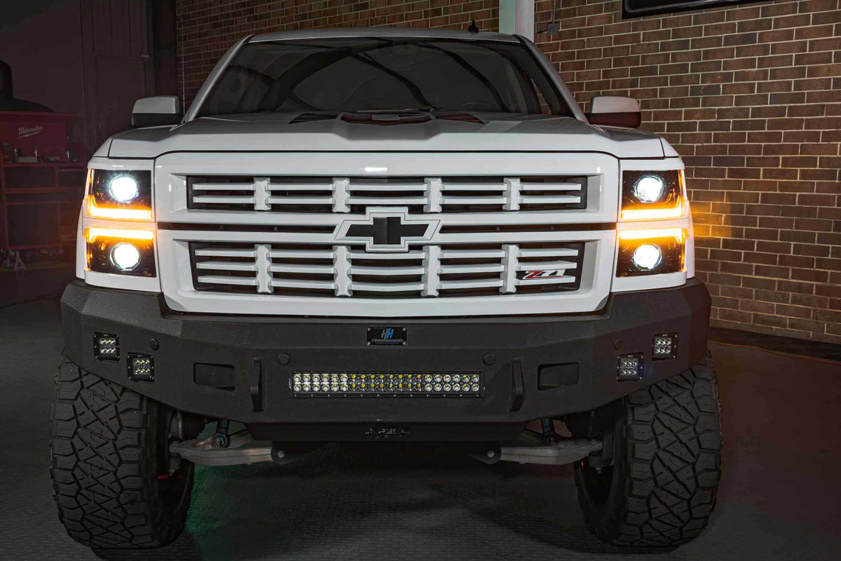 Morimoto - XB LED Headlights: Chevrolet Silverado 1500 (14-15) (Pair / ASM) - LF543
