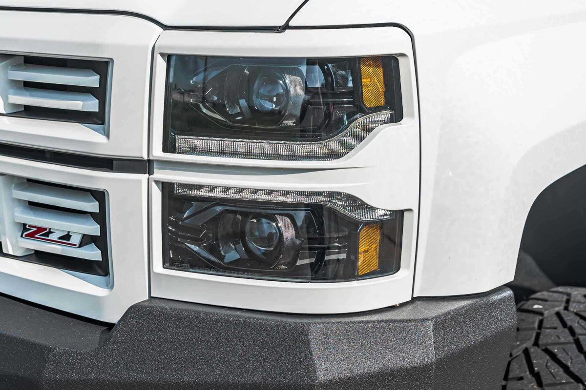Morimoto - XB LED Headlights: Chevrolet Silverado 1500 (14-15) (Pair / ASM) - LF543