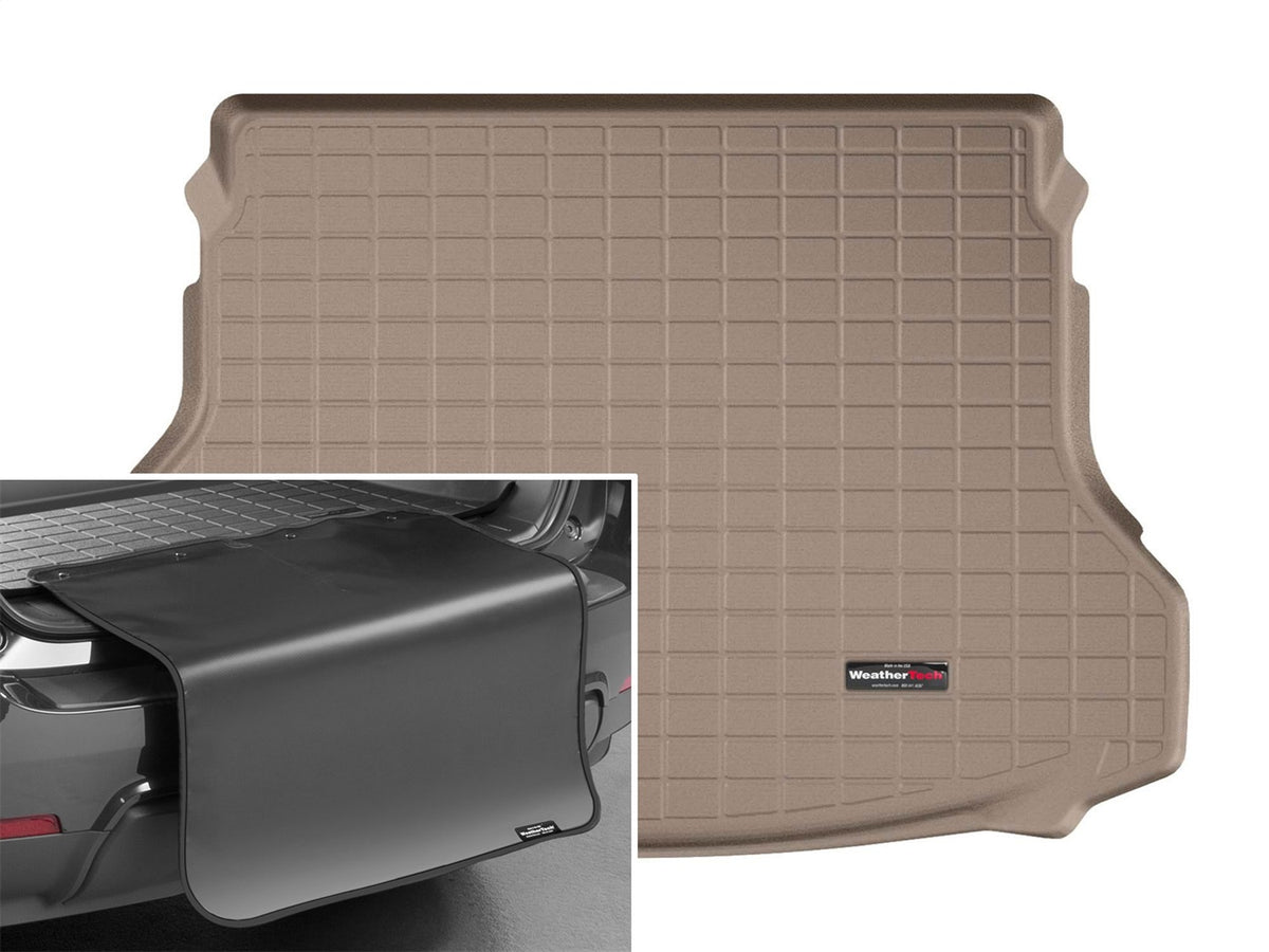 Weathertech - Cargo Liner w/Bumper Protector - Tan Behind 2nd Row Seating 14-20 Rogue - 41691SK