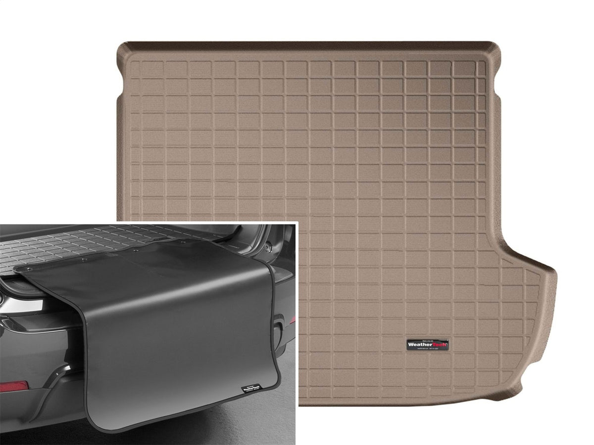 Weathertech - Cargo Liner w/Bumper Protector - Tan Behind 2nd Row Seating 15-19 Subaru Outback - 41729SK
