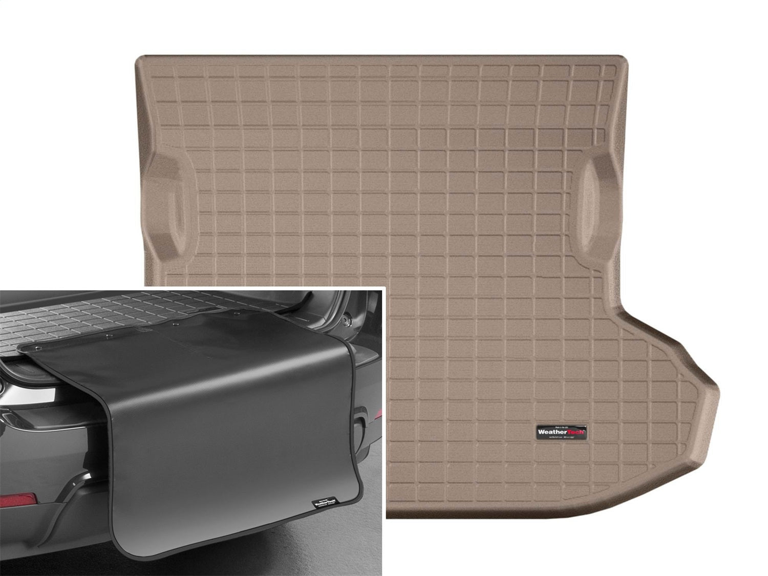 Weathertech - Cargo Liner w/Bumper Protector - Tan 15-19 Subaru Legacy - 41733SK