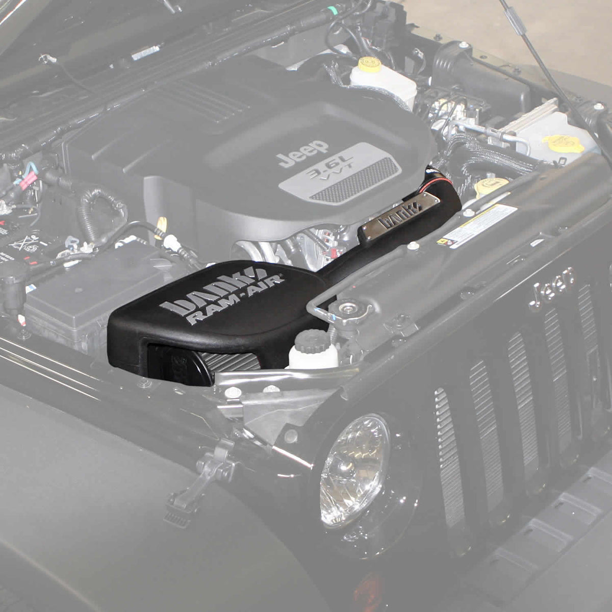 Banks Power 12-15 Jeep 3.6L Wrangler Ram-Air Intake System - Dry Filter - 41837-D