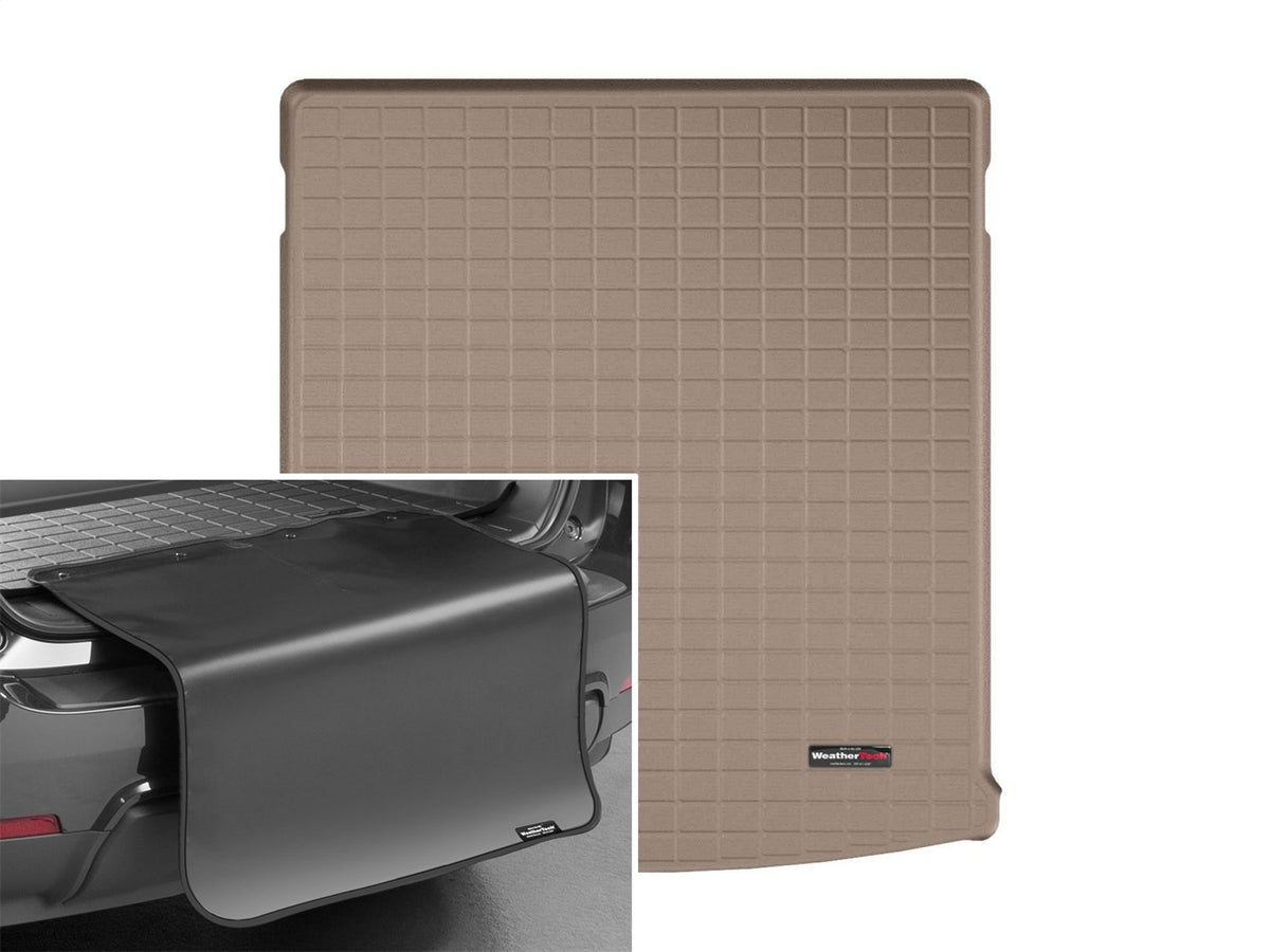 Weathertech - Cargo Liner w/Bumper Protector - Tan Behind 2nd Row Seating 18-26 Atlas - 41974SK