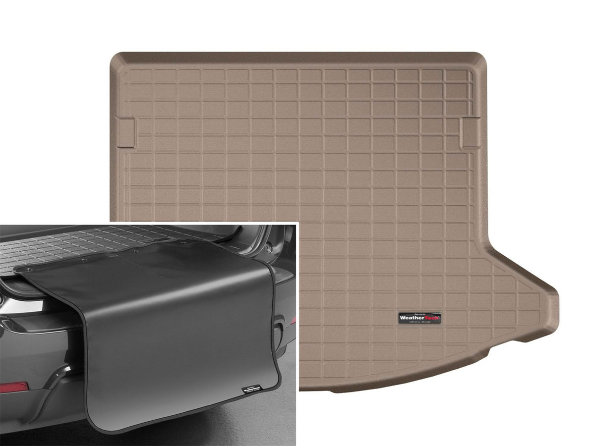 Weathertech - Cargo Liner w/Bumper Protector - Tan Behind 2nd Row Seating 17-21 Mazda CX-5 - 41991SK