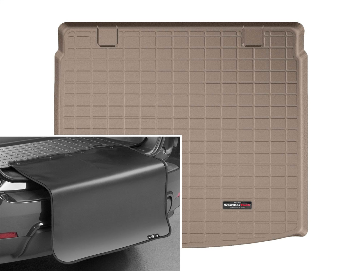 Weathertech - Cargo Liner w/Bumper Protector - Tan Cargo Tray In Highest Position 17-22 Honda CR-V - 41997SK