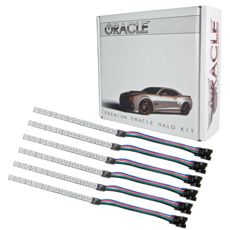 Oracle 15-17 Ford Mustang V6/GT/Shelby DRL  w/ Halo Kit - ColorSHIFT w/ 2.0 Controller SEE WARRANTY - 2267-333
