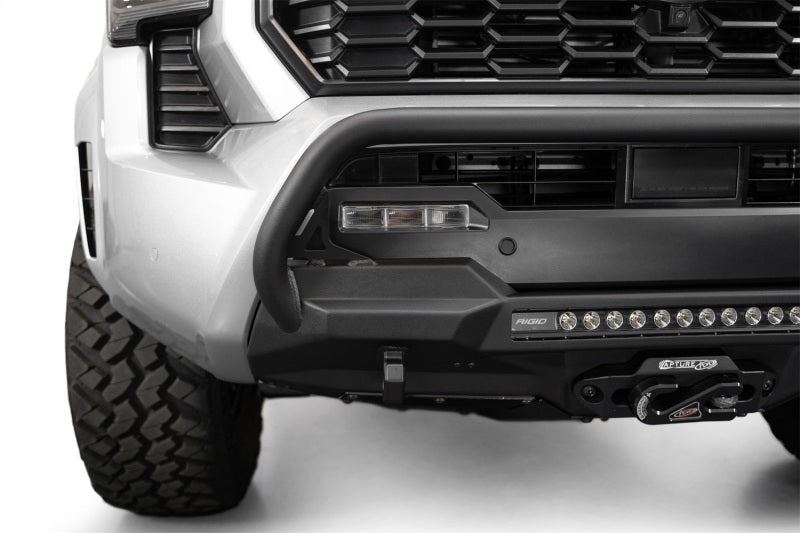 ADD 2024+ Toyota Tacoma Stealth Center Mount Winch Front Bumper w/ Top Hoop - F6703512601NA