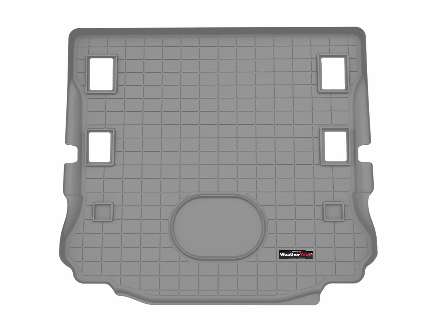 Weathertech - Cargo Liner - Gray Behind 1st Row Seating 15-18 Jeep Wrangler - 421055