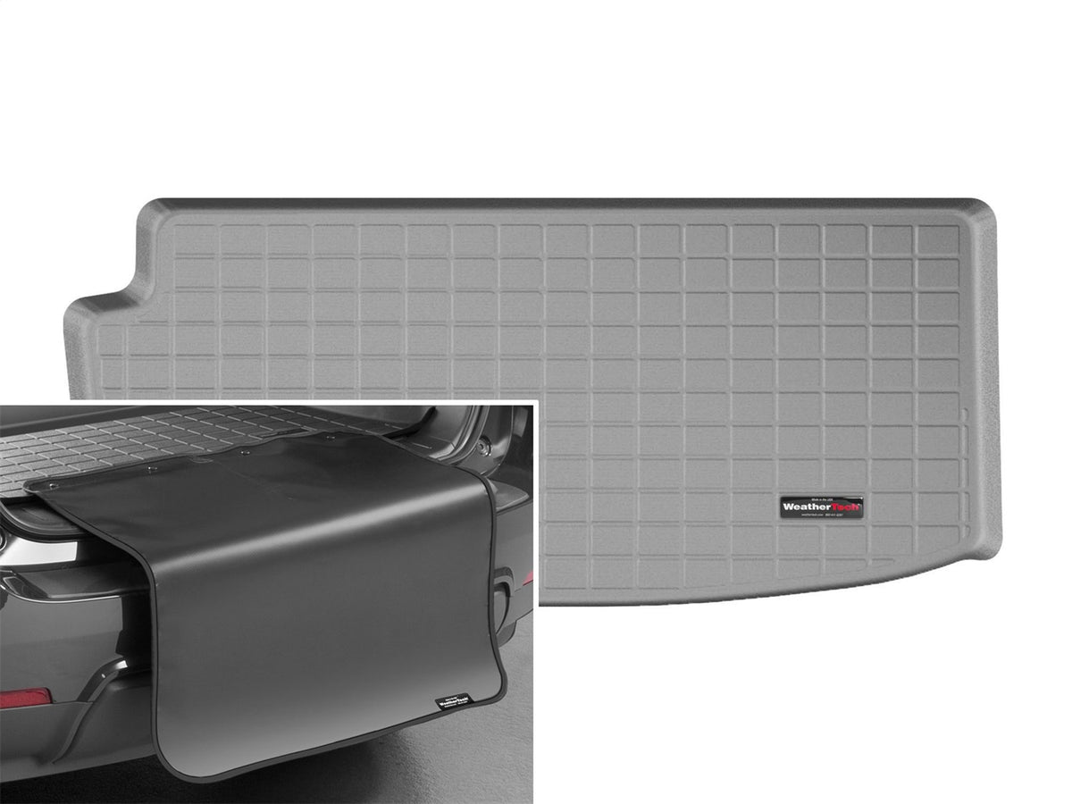 Weathertech - Cargo Liner w/Bumper Protector - Gray Behind 3rd Row Seating 18-24 Traverse - 421063SK