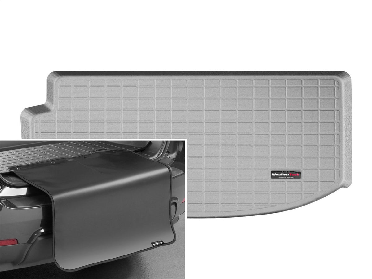 Weathertech - Cargo Liner w/Bumper Protector - Gray Behind 3rd Row Seating 18-24 Buick Enclave - 421082SK