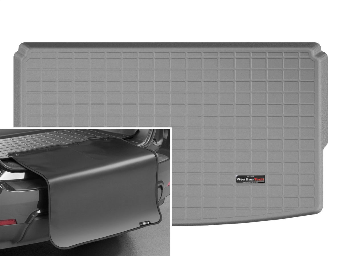 Weathertech - Cargo Liner w/Bumper Protector - Gray Behind 3rd Row Seating 18-24 Expedition / 18-24 Navigator - 421092SK
