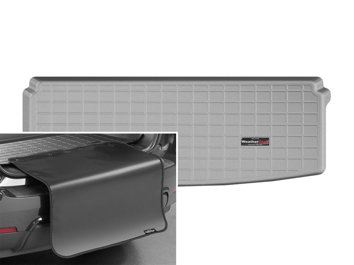Weathertech - Cargo Liner w/Bumper Protector - Gray Behind 3rd Row Seating 18-24 Expedition / 18-24 Navigator - 421094SK