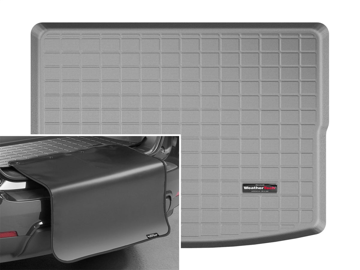 Weathertech - Cargo Liner w/Bumper Protector - Gray Behind 2nd Row Seating 18-20 Mitsubishi Eclipse-Cross - 421120SK