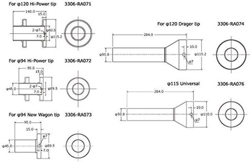 HKS Silencer for 96mm Tip Exhausts