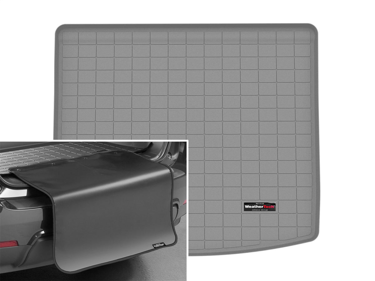 Weathertech - Cargo Liner w/Bumper Protector - Gray Behind 2nd Row Seating 22-25 Mitsubishi Eclipse-Cross - 421445SK