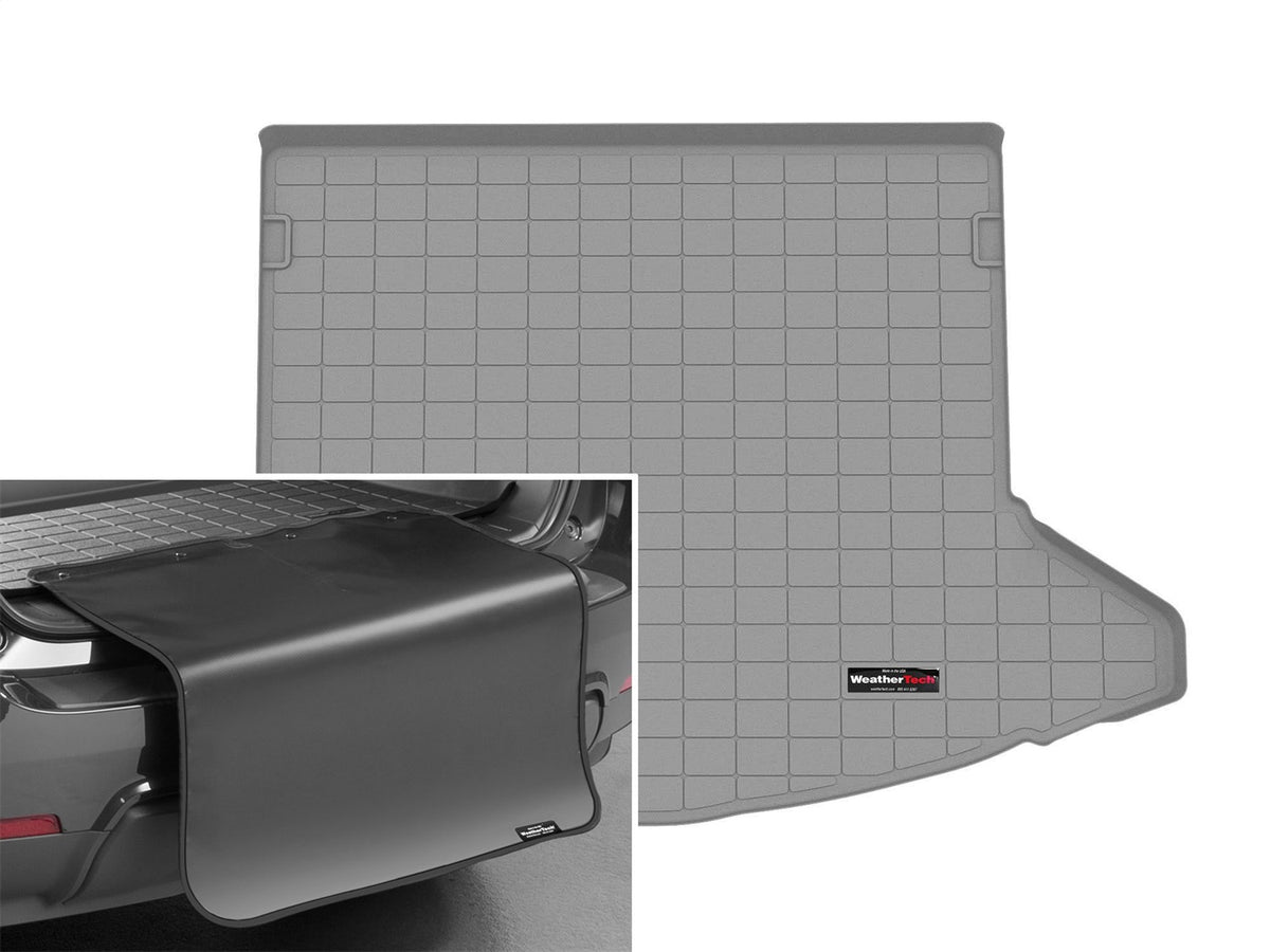 Weathertech - Cargo Liner w/Bumper Protector - Gray Lower Cargo Area 22-25 Mazda CX-5 - 421519SK