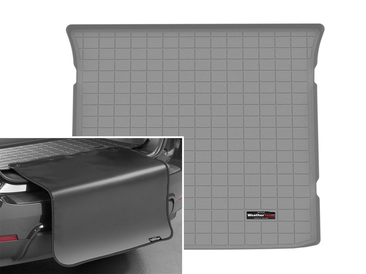 Weathertech - Cargo Liner w/Bumper Protector - Gray Behind 2nd Row Seating 22-24 Kia EV6 - 421525SK