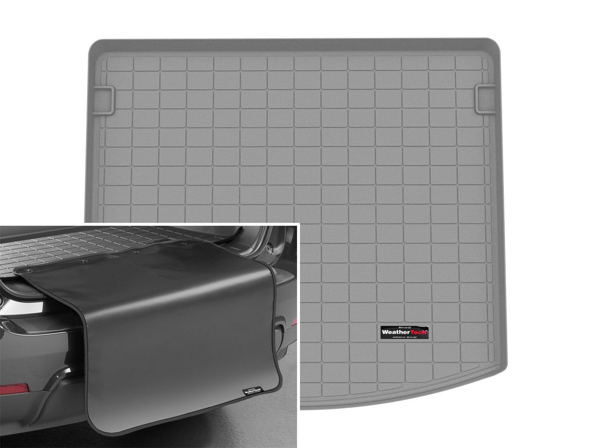 Weathertech - Cargo Liner w/Bumper Protector - Gray Upper Cargo Area 22-25 Mazda CX-5 - 421526SK