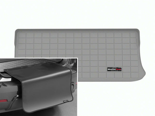 Weathertech - Cargo Liner w/Bumper Protector - Gray Behind 3rd Row Seating 23-26 Mercedes Benz EQS - 421561SK