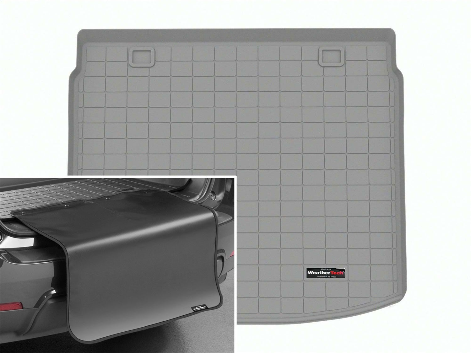 Weathertech - Cargo Liner w/Bumper Protector - Gray Behind 2nd Row Seating 23-26 Honda CR-V - 421569SK