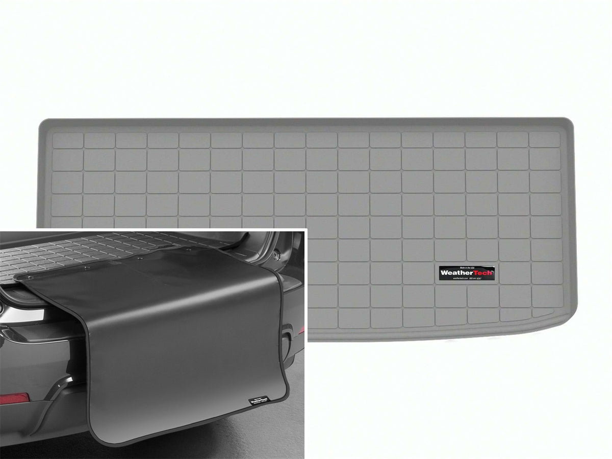 Weathertech - Cargo Liner w/Bumper Protector - Gray Behind 3rd Row Seating 23-25 Honda Pilot - 421680SK
