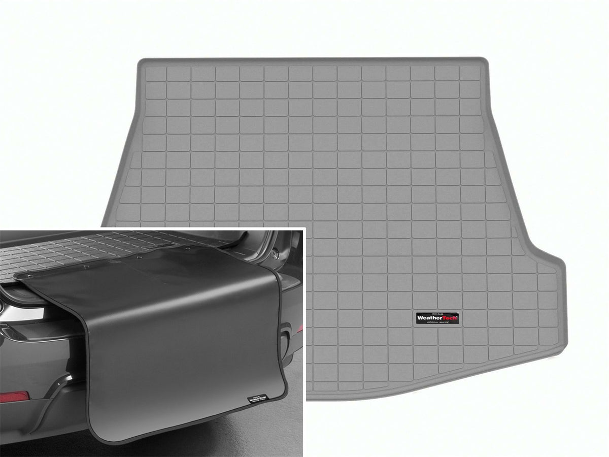 Weathertech - Cargo Liner w/Bumper Protector - Gray Behind 2nd Row Seating 23-25 Solterra / 23-25 bZ4X - 421681SK