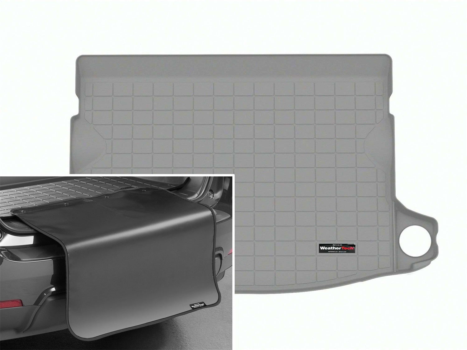 Weathertech - Cargo Liner w/Bumper Protector - Gray Behind 2nd Row Seating 24-26 Subaru Crosstrek - 421706SK