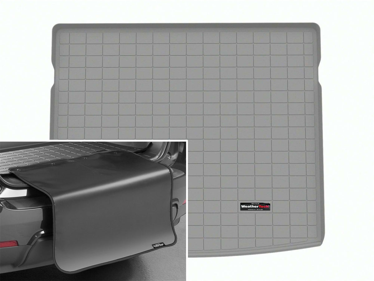 Weathertech - Cargo Liner w/Bumper Protector - Gray Upper Cargo Area 23-25 Nissan ARIYA - 421712SK