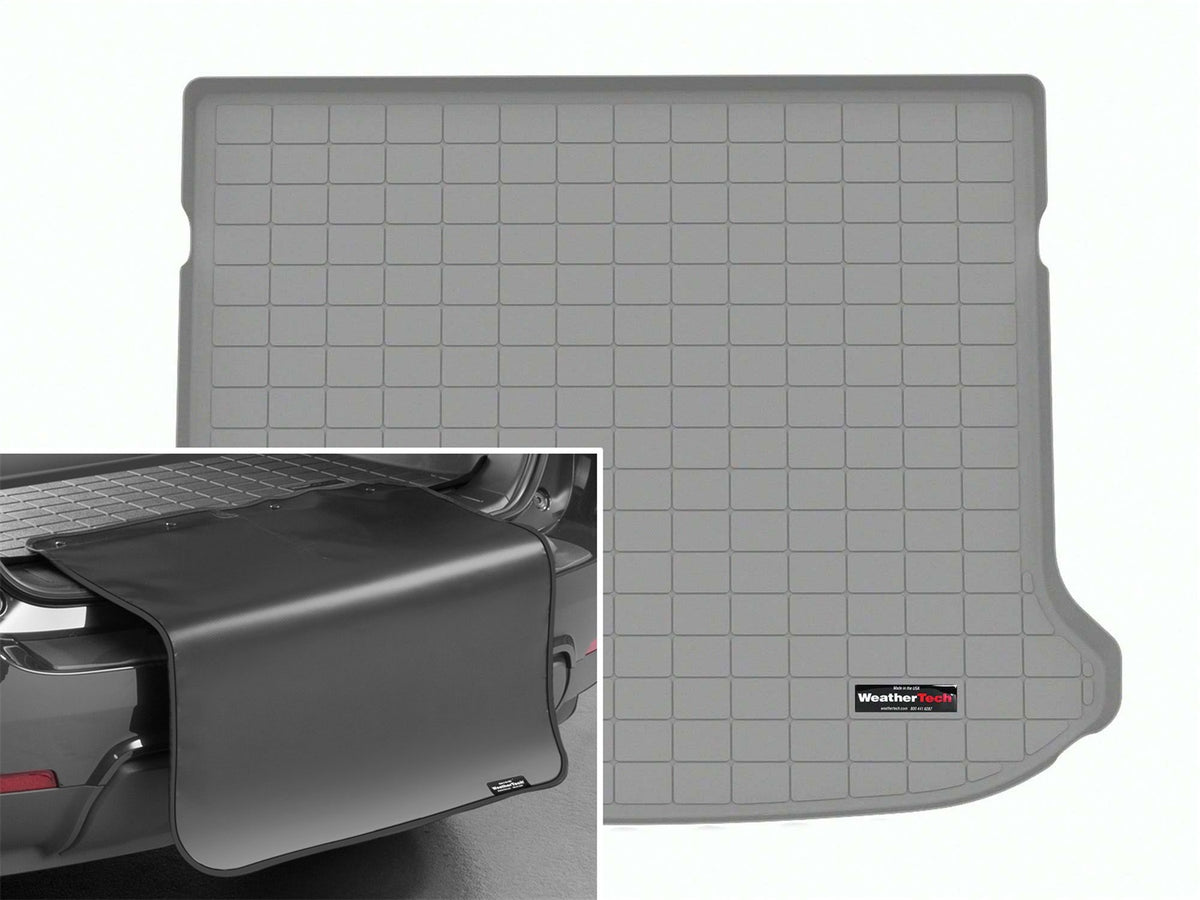 Weathertech - Cargo Liner w/Bumper Protector - Gray Behind 2nd Row Seating 23-25 Genesis GV60 - 421713SK