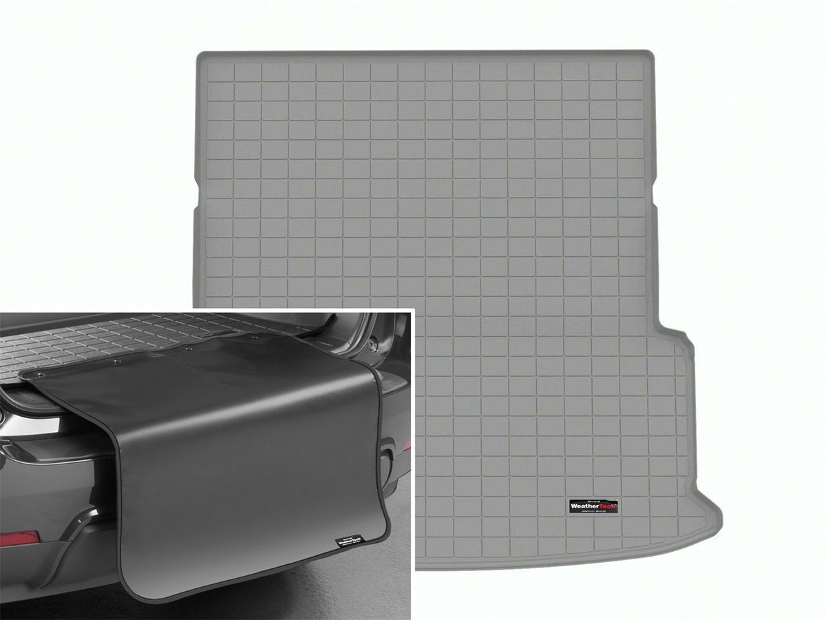 Weathertech - Cargo Liner w/Bumper Protector - Gray Behind 2nd Row Seating 24-26 Toyota Grand-Highlander - 421737SK