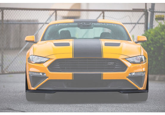 Roush - 2018-2023 Roush Mustang Chin Spoiler and Wheel Shroud 3-Piece Aero Kit - 422082