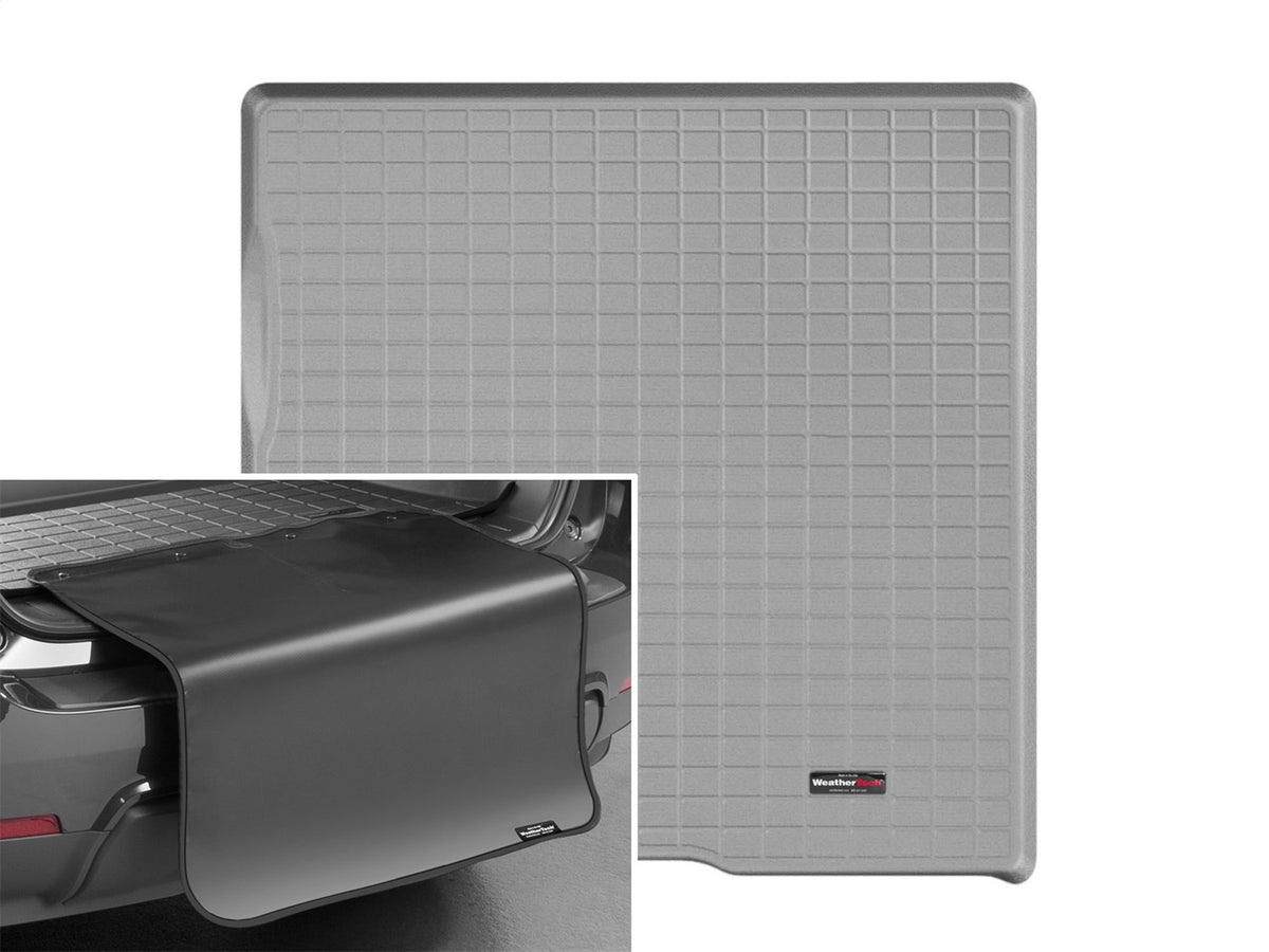 Weathertech - Cargo Liner w/Bumper Protector - Gray Behind 2nd Row Seating 03-17 Ford Expedition / 03-17 Lincoln Navigat