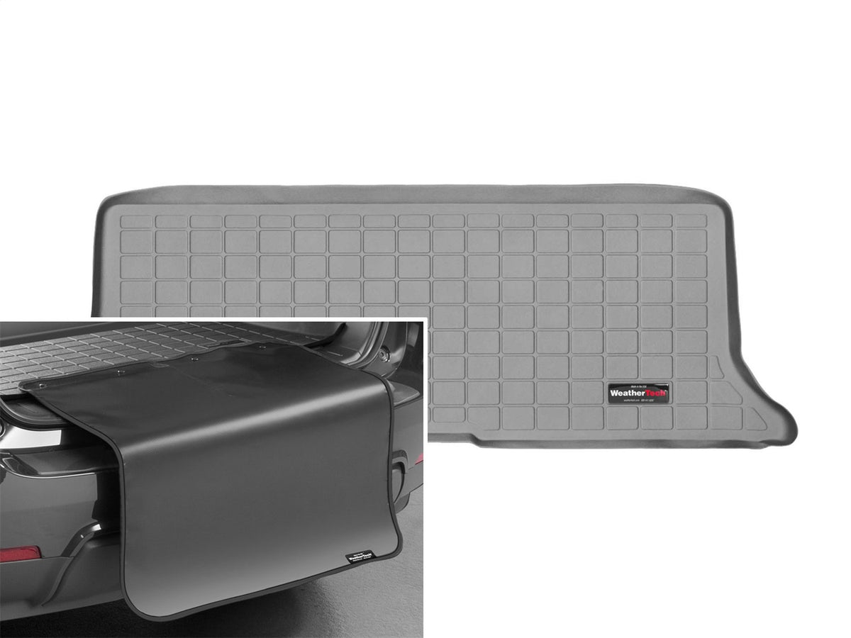Weathertech - Cargo Liner w/Bumper Protector - Gray Behind 3rd Row Seating 03-17 Ford Expedition / 03-17 Lincoln Navigat