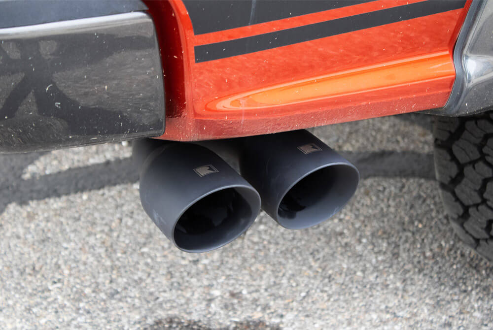 Roush 19-23 Ford Ranger 2.3L Black Exhaust Tip Kit - 422317