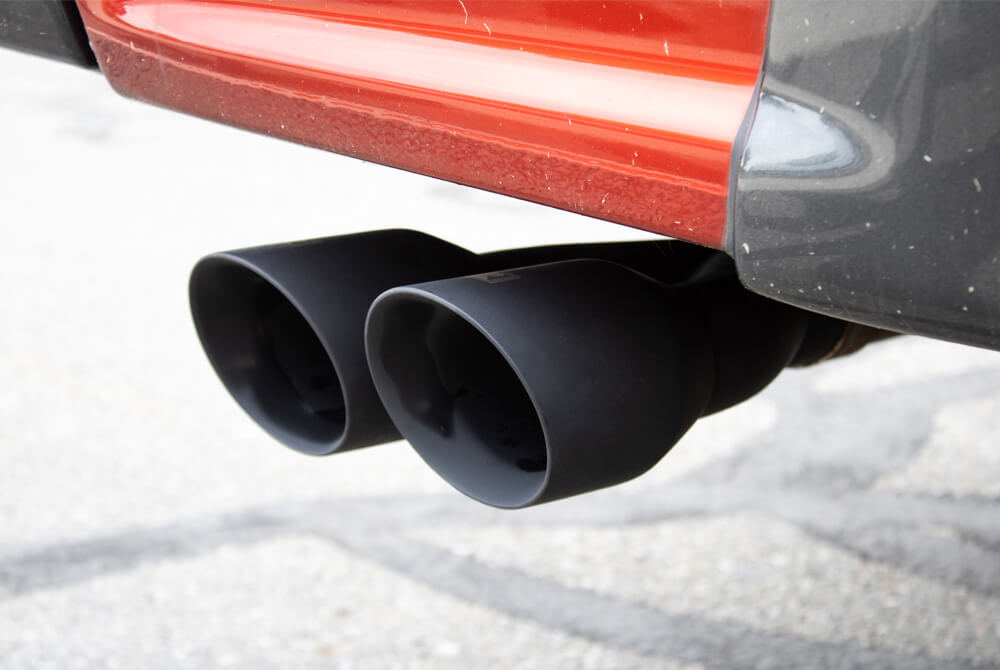 Roush 19-23 Ford Ranger 2.3L Black Exhaust Tip Kit - 422317