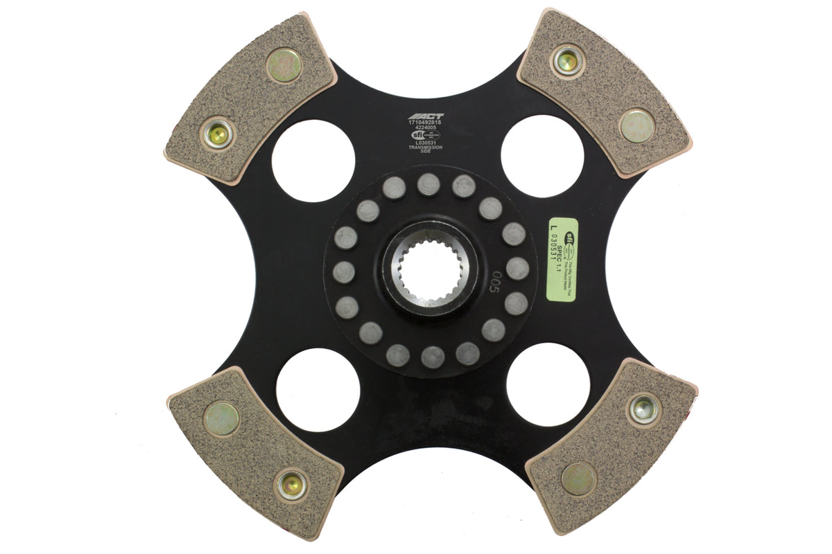 ACT 1997 Ford Escort 4 Pad Rigid Race Disc - 4224005