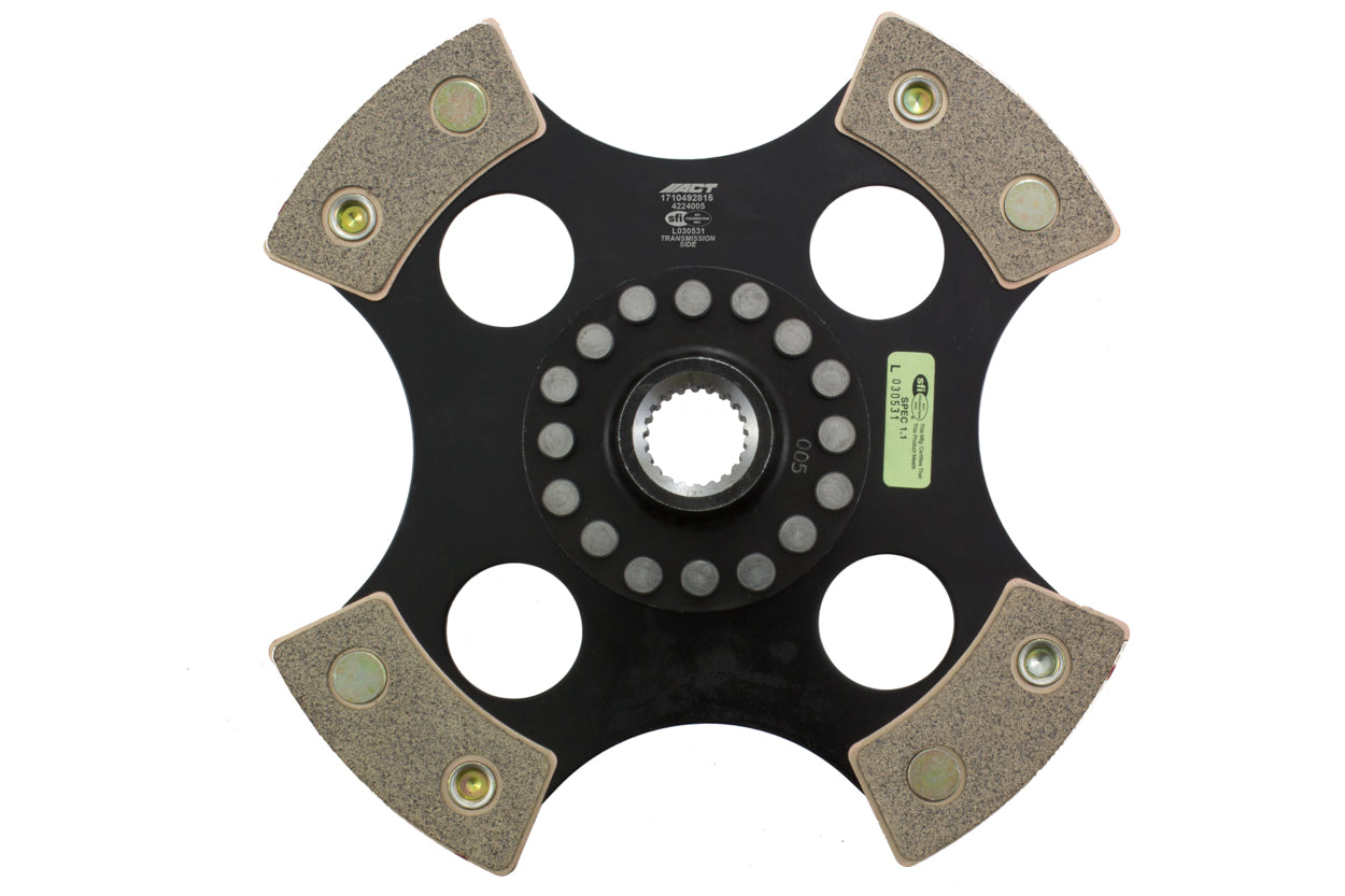 ACT 1997 Ford Escort 4 Pad Rigid Race Disc - 4224005