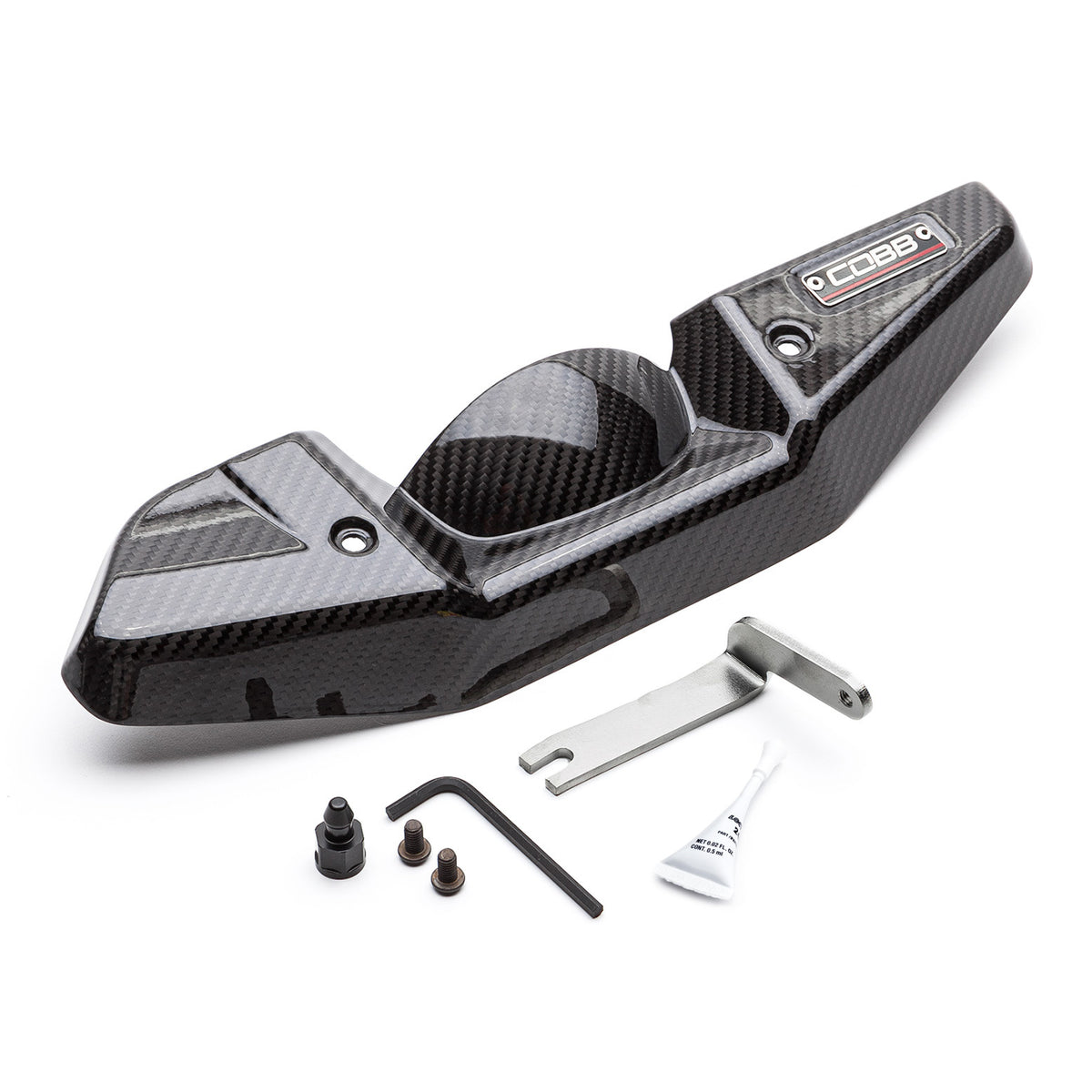 Cobb 08-21 Subaru STI/08-14 Subaru WRX Redline Carbon Fiber Alternator Cover - Gloss Finish - 422600