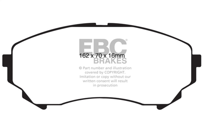 EBC 08-13 Cadillac CTS 3.6 (315mm Rear Rotors) Redstuff Front Brake Pads - DP31828C