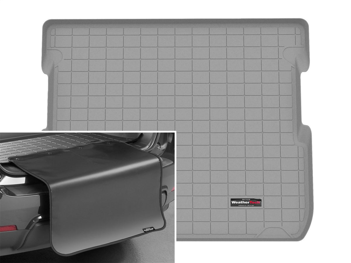 Weathertech - Cargo Liner w/Bumper Protector - Gray Behind 2nd Row Seating 06-11 HHR - 42416SK