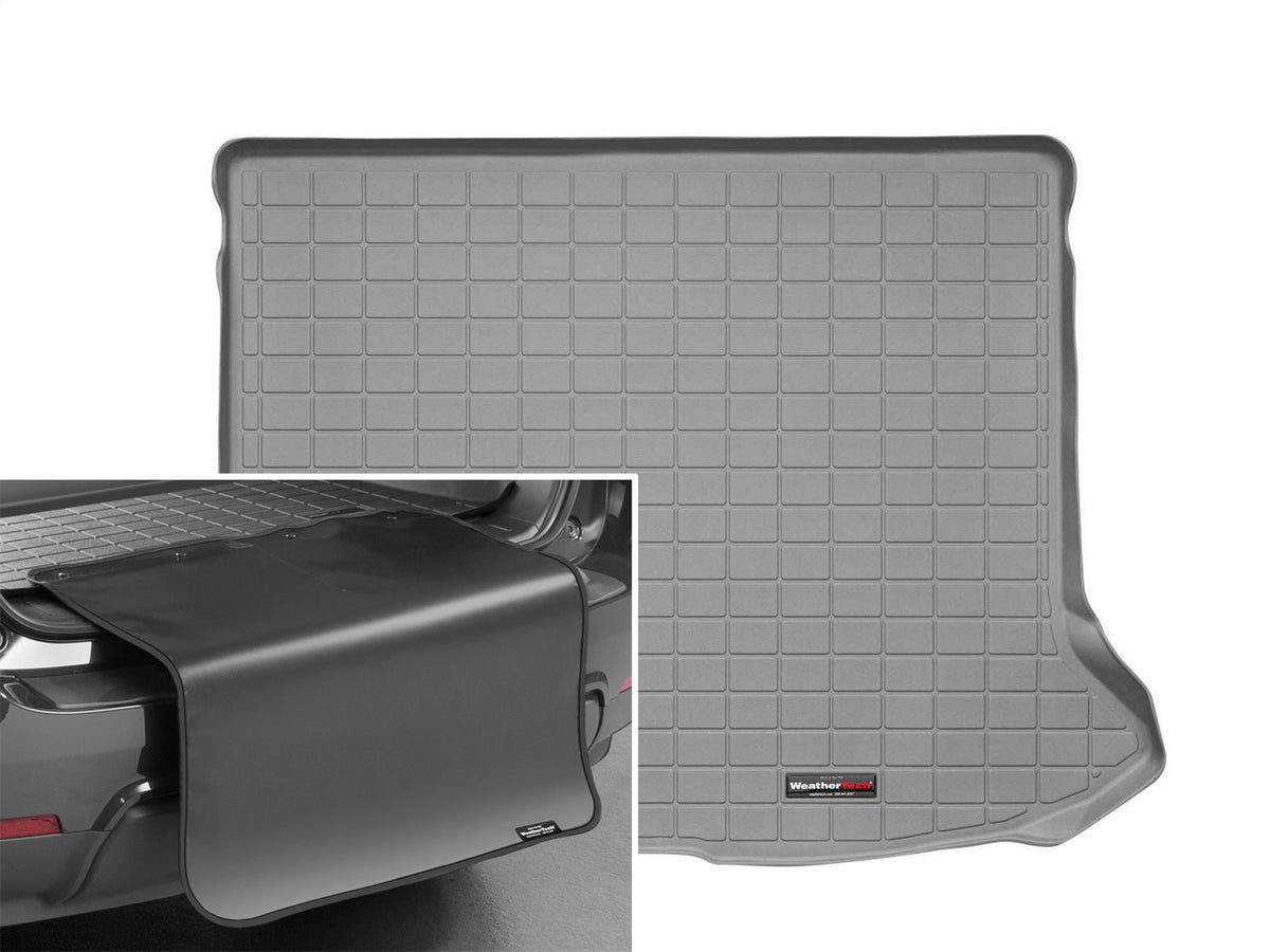 Weathertech - Cargo Liner w/Bumper Protector - Gray Behind 2nd Row Seating 10-17 Volvo XC60 - 42417SK