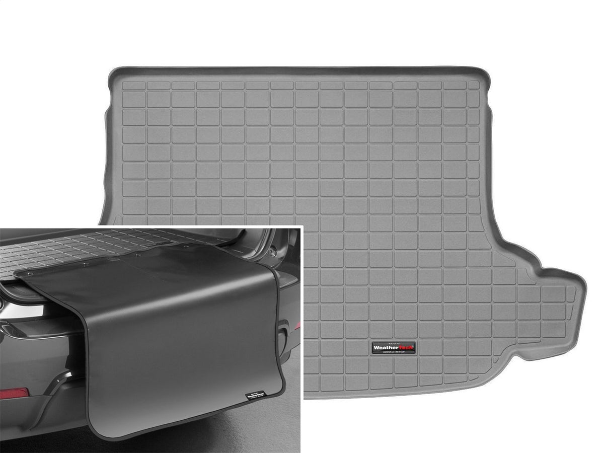 Weathertech - Cargo Liner w/Bumper Protector - Gray Behind 2nd Row Seating 09-13 Subaru Forester - 42419SK