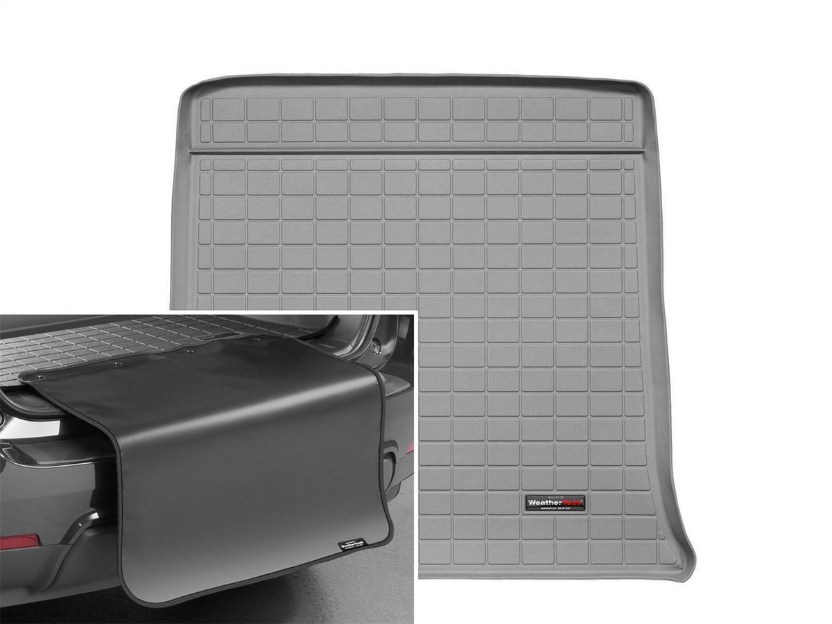 Weathertech - Cargo Liner w/Bumper Protector - Gray Behind 2nd Row Seating 10-17 Chevrolet Equinox / 10-17 GMC Terrain -