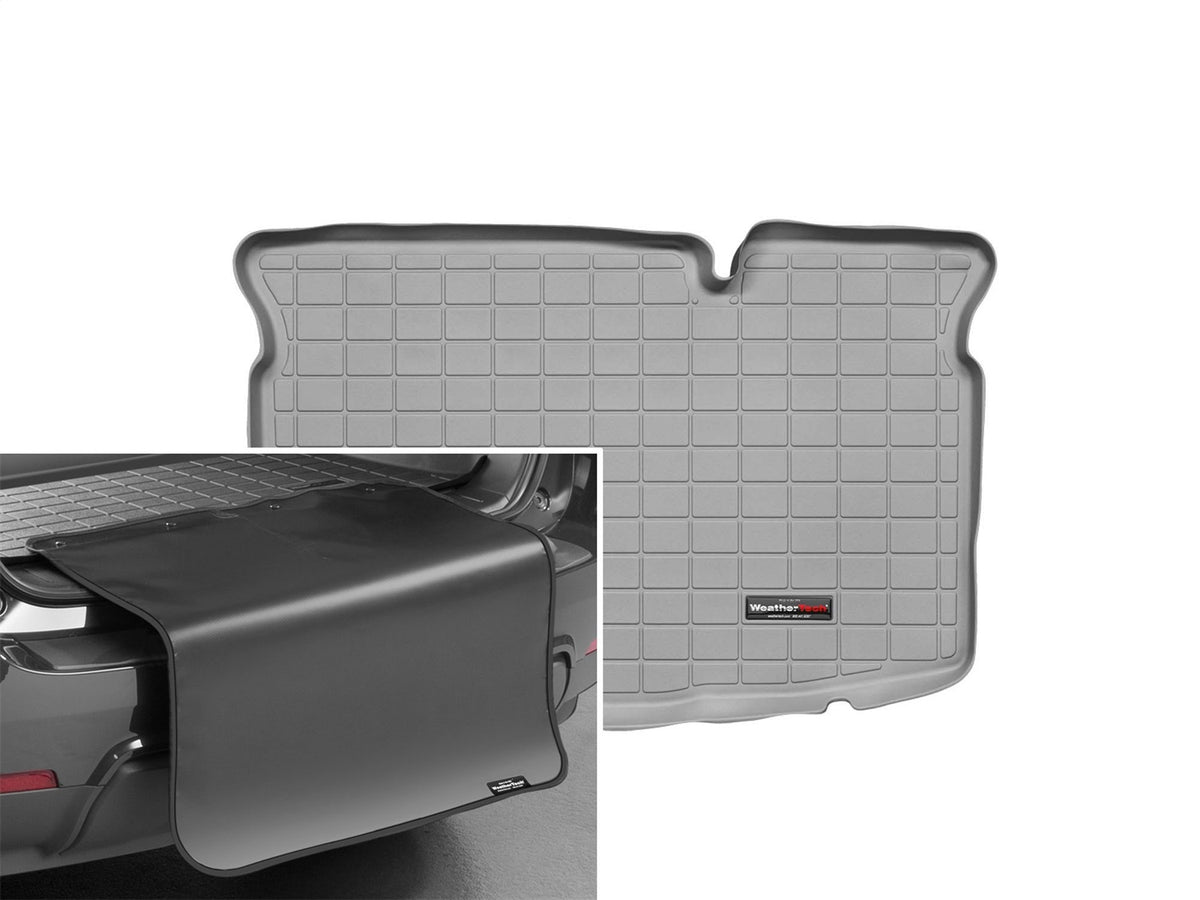 Weathertech - Cargo Liner w/Bumper Protector - Gray Behind 2nd Row Seating 11-14 Mazda 2 - 42443SK