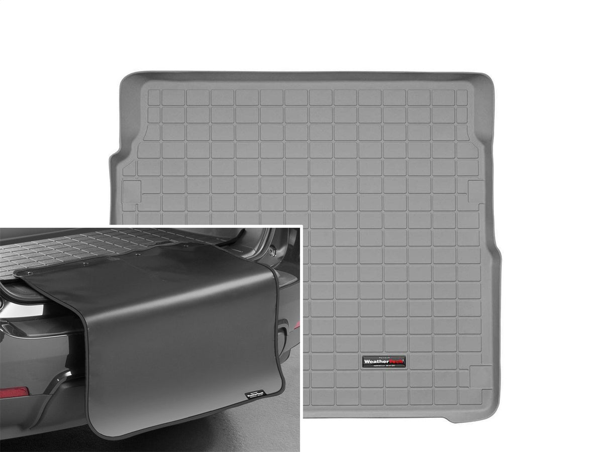 Weathertech - Cargo Liner w/Bumper Protector - Gray Behind 2nd Row Seating 10-14 CTS - 42447SK