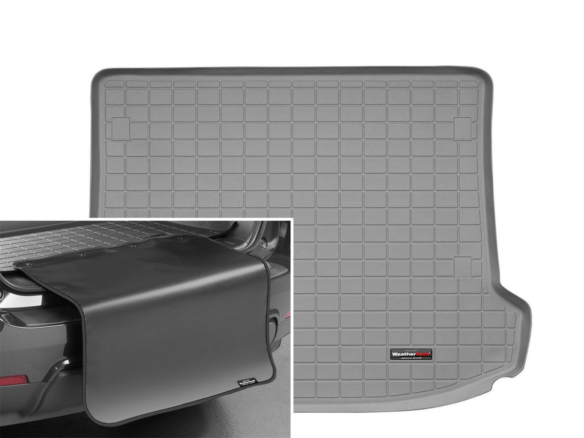 Weathertech - Cargo Liner w/Bumper Protector - Gray Behind 2nd Row Seating 10-16 Cadillac SRX - 42448SK