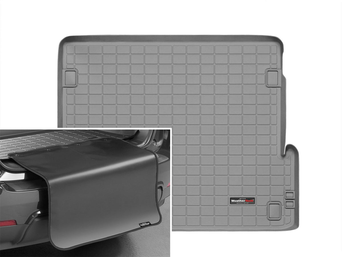 Weathertech - Cargo Liner w/Bumper Protector - Gray Behind 2nd Row Seating 10-23 GX - 42457SK